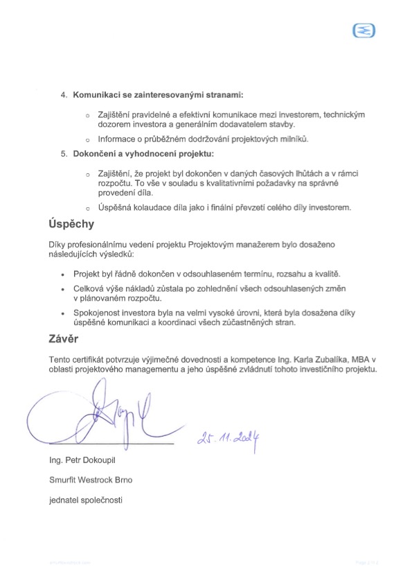 Smurfit referenční list